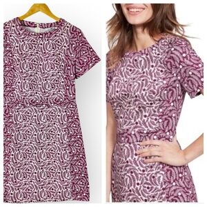 NWOT Brand New Boden Isla Cranberry Floral Botanical Dress size 10